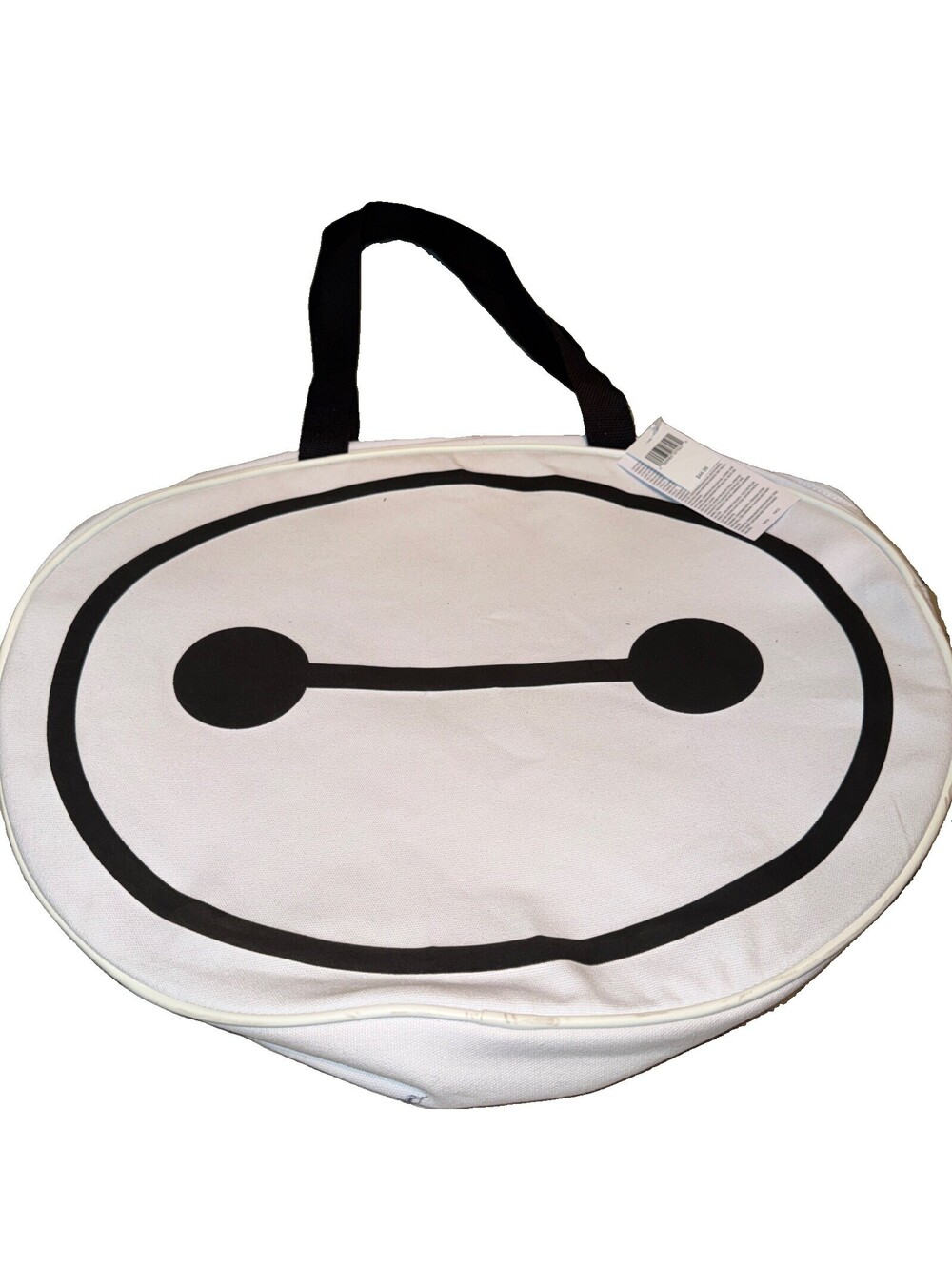 Big Hero 6 Baymax Disneyland Large Face Canvas Tote Bag New Handbag 19x16" NWT